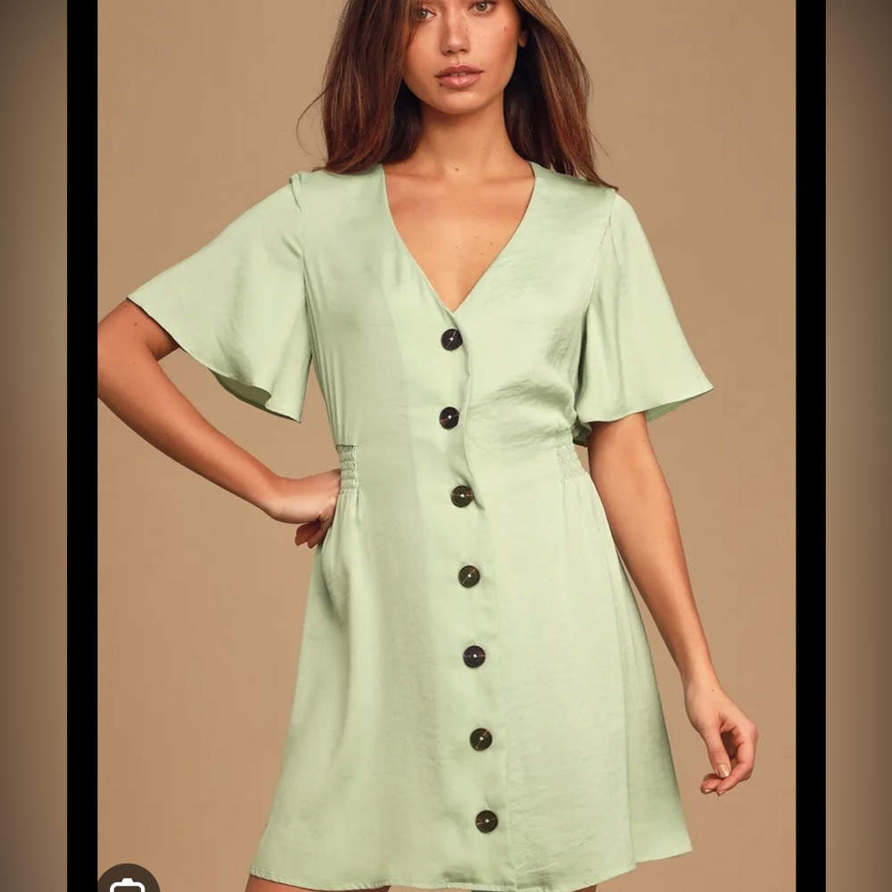 Lulus Sage Green Dress